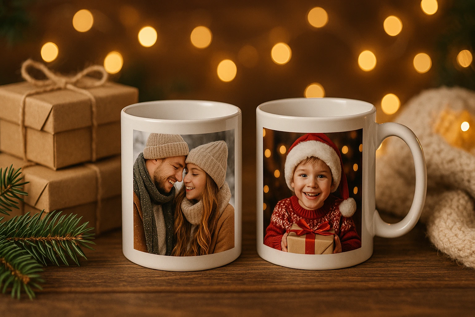 Персонализированные кружки — лучший подарок к Новому году!