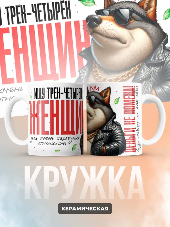 Кружка "Ищу женщин"