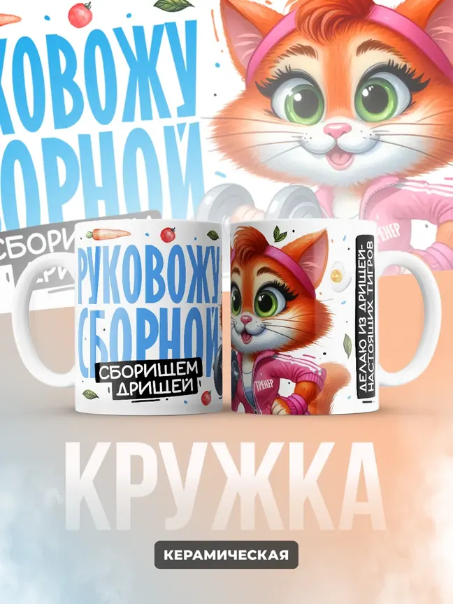 Кружка "Руковожу сборищем дрищеи"