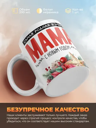 Кружка "Самая родная в мире мама"