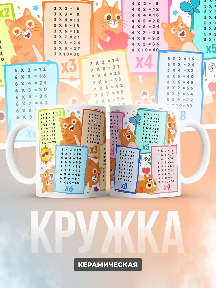 Кружка "Таблица умножения"