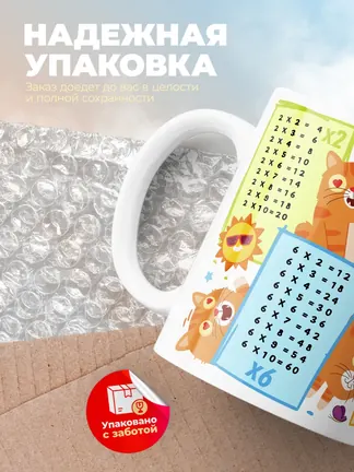 Кружка "Таблица умножения"