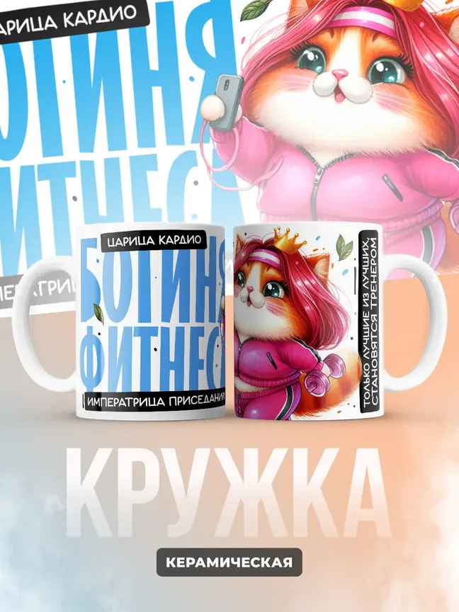 Кружка "Царица кардио"