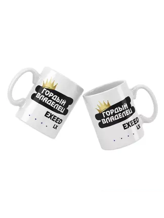 Кружка "Гордый владелец EXEED LX"