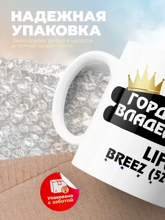 Кружка "Гордый владелец Lifan Breez (520)"