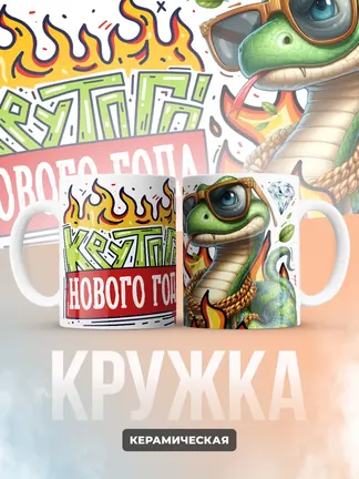 Кружка Новогодняя "Крутого нового года 2025"